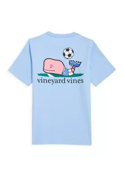 Boys 8-20 Americana Soccer Whale Graphic Shirt