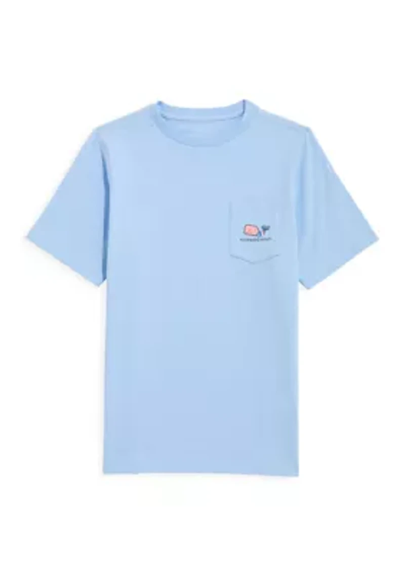 Boys 8-20 Americana Soccer Whale Graphic Shirt