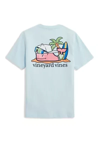 Boys 8-20 Beachy Surfer Whale Shirt
