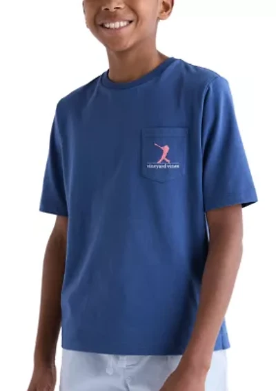 Boys 8-20 Baseball Silo USA Graphic Shirt