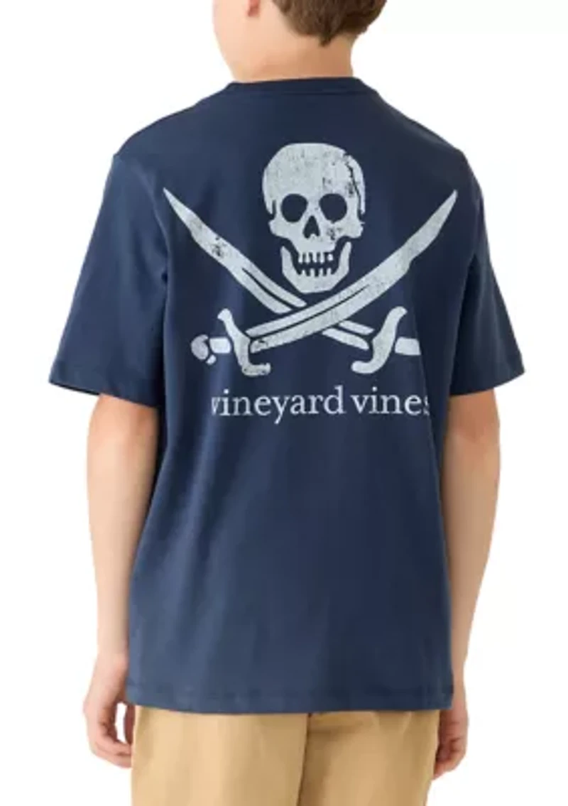 Boys 8-20 Skull and Crossbones Shirt