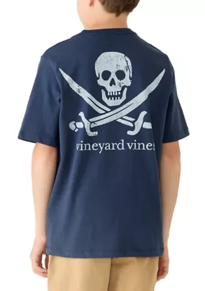 Boys 8-20 Skull and Crossbones Shirt
