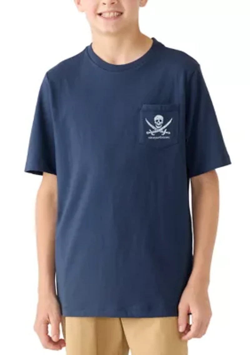 Boys 8-20 Skull and Crossbones Shirt