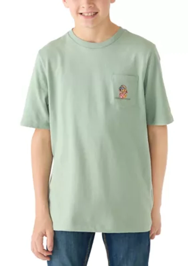 Boys 8-20 Americana Dog Shirt