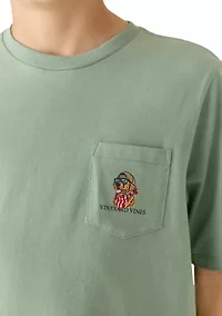 Boys 8-20 Americana Dog Shirt
