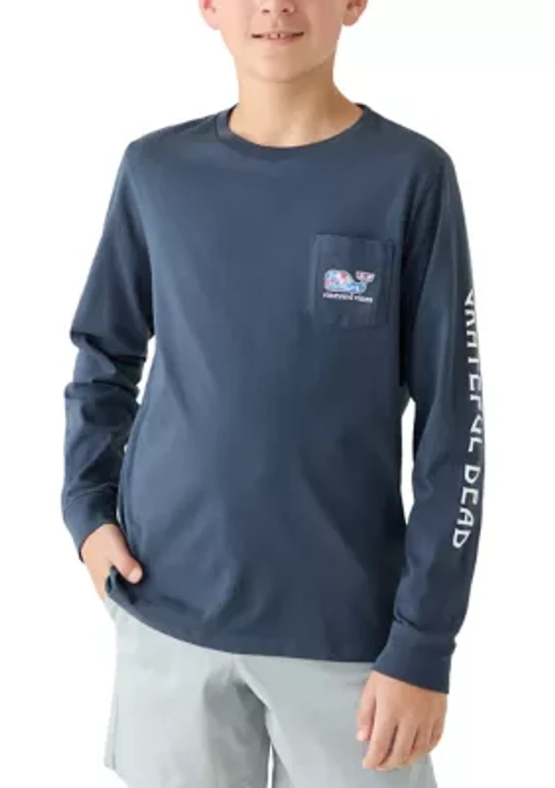 Boys 8-20 Grateful Dead Whale Long-Sleeve Pocket Shirt