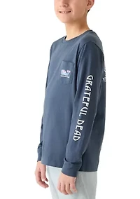 Boys 8-20 Grateful Dead Whale Long-Sleeve Pocket Shirt