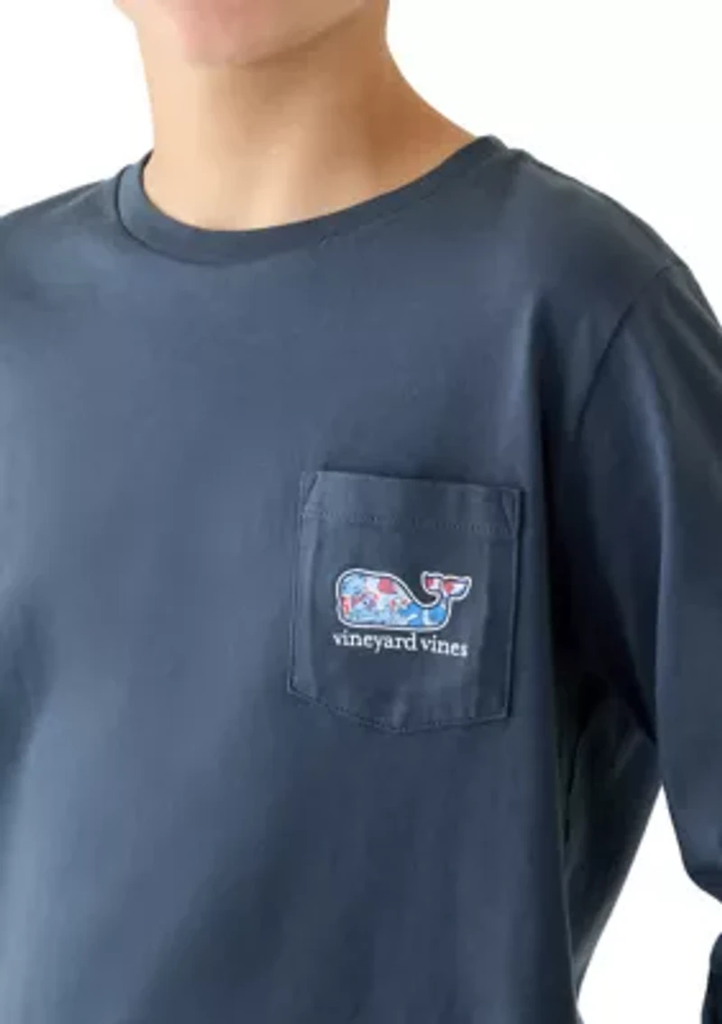 Boys 8-20 Grateful Dead Whale Long-Sleeve Pocket Shirt