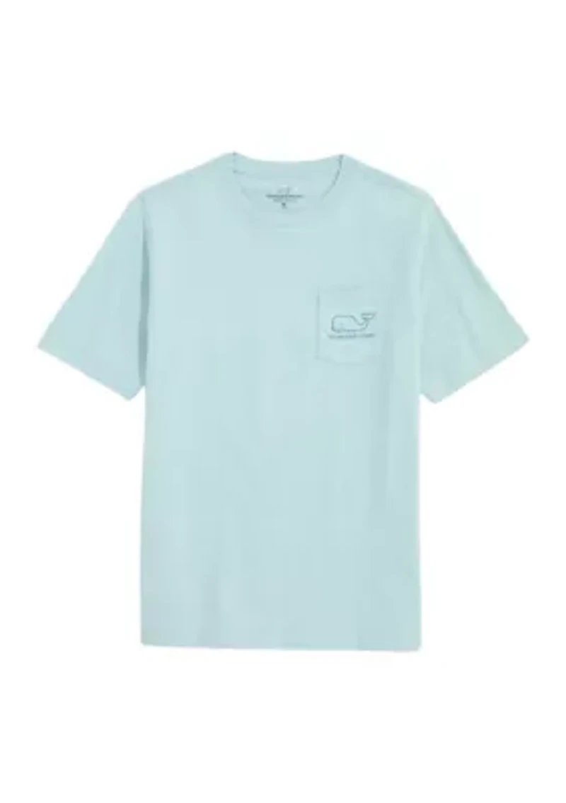 Boys 4-20 Vintage Whale Pocket T-Shirt