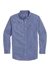 Boys 8-20 Classic Fit Gingham Shirt