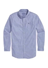 Boys 8-20 Classic Fit Gingham Shirt