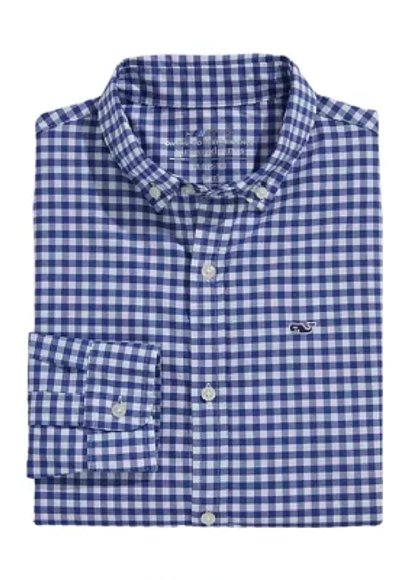 Boys 8-20 Classic Fit Gingham Shirt