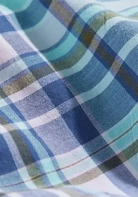 Boys 8-20 Short Sleeve Madras Plaid Shirt