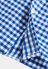Boys 8-20 Short Sleeve Gingham Shirt