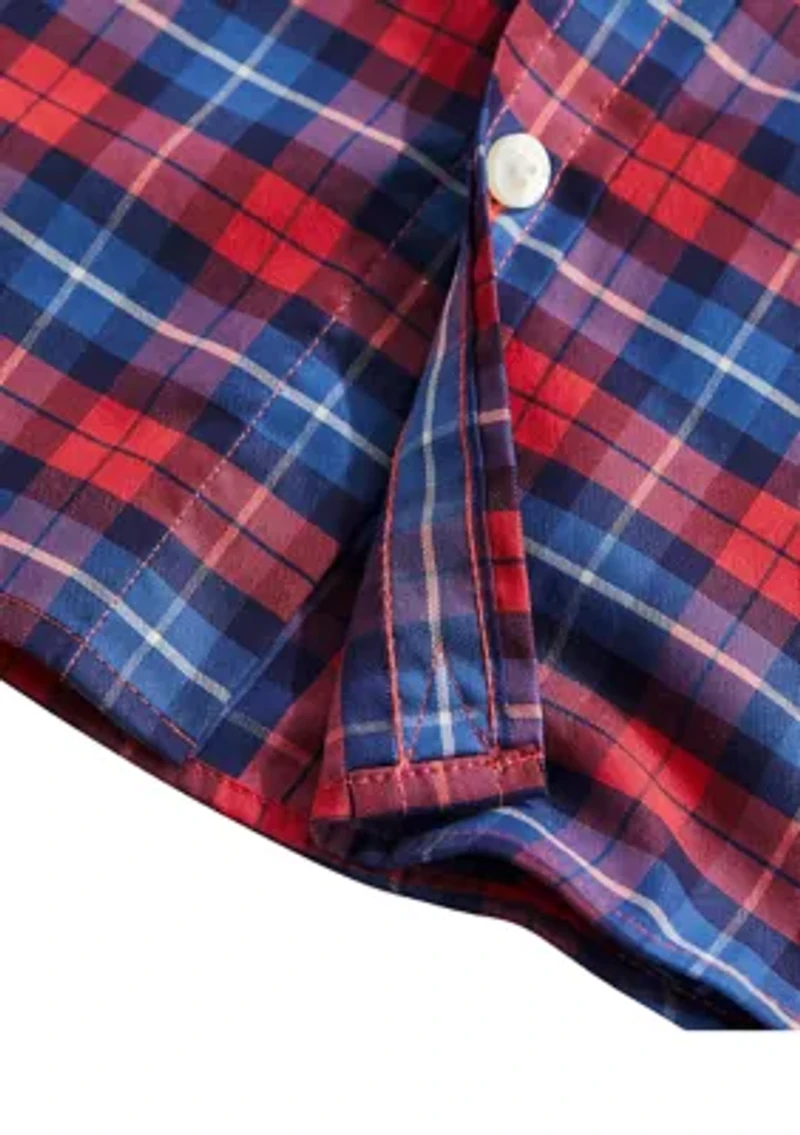 Boys 8-20 Plaid On the Go Brrr Shirt