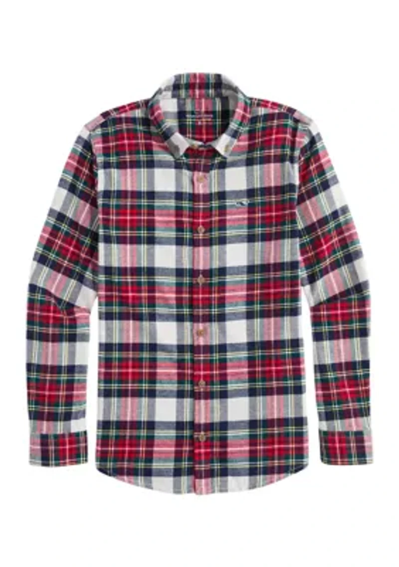 Boys 8-20 Plaid Flannel Shirt