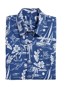 Boys 8-20 Island Floral Shirt