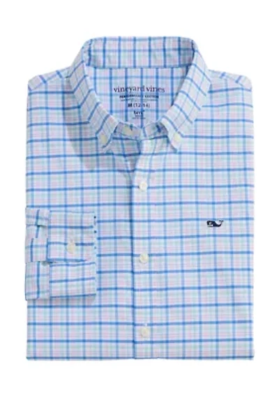 Boys 8-20 Tattersall On the Go Brrr Cooling Shirt