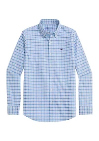 Boys 8-20 Tattersall On the Go Brrr Cooling Shirt
