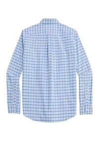 Boys 8-20 Tattersall On the Go Brrr Cooling Shirt