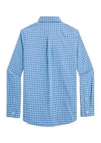 Boys 8-20 Topsail Gingham Shirt