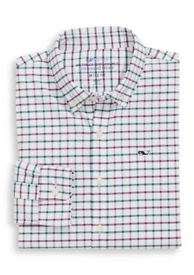 Boys 8-20 Long Sleeve Plaid Button Down Shirt