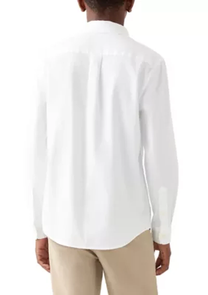 Boys 8-20 Seawall Solid Oxford Woven Shirt