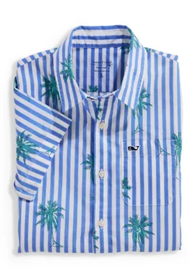 Boys 8-20 Printed Button Down Shirt