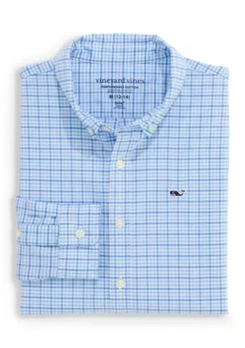 Boys 8-20 Catamaran Printed Cotton Shirt