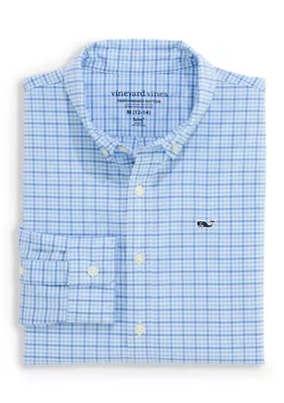 Boys 8-20 Catamaran Printed Cotton Shirt