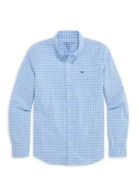 Boys 8-20 Catamaran Printed Cotton Shirt