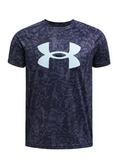 BOYS 8-20 UA Tech™ Big Logo Printed Short Sleeve