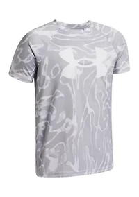 BOYS 8-20 UA Tech™ Big Logo Printed Short Sleeve