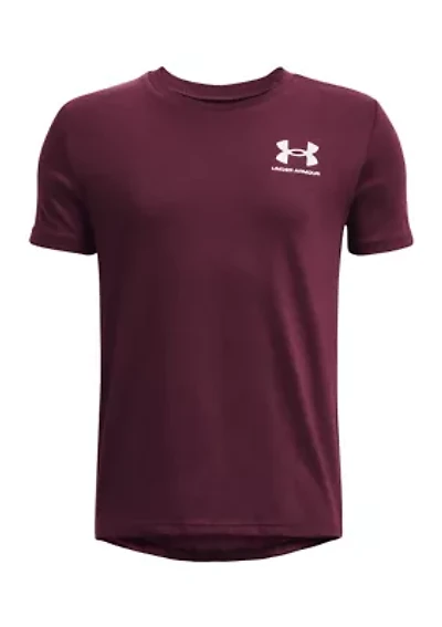 Boys 8-20 Short Sleeve Left Chest Logo T-Shirt