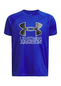 Boys 8-20 UA Tech™ Hybrid Print Short Sleeve T-Shirt (Extended Size)