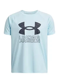Boys 8-20 UA Tech™ Hybrid Print Short Sleeve T-Shirt (Extended Size)