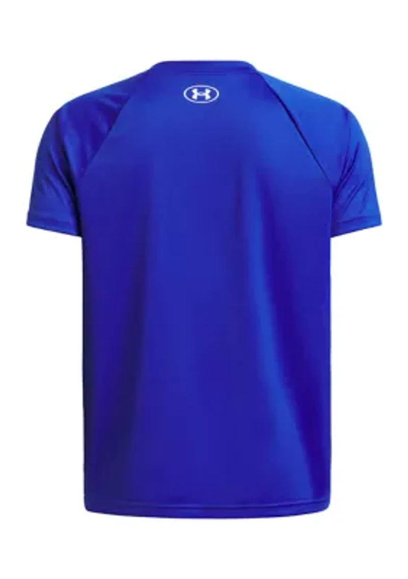 Boys 8-20 UA Tech™ Hybrid Print Short Sleeve T-Shirt (Extended Size)