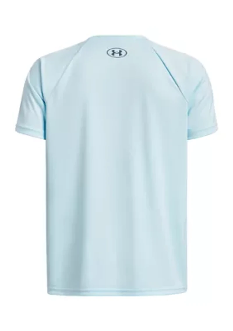 Boys 8-20 UA Tech™ Hybrid Print Short Sleeve T-Shirt (Extended Size)
