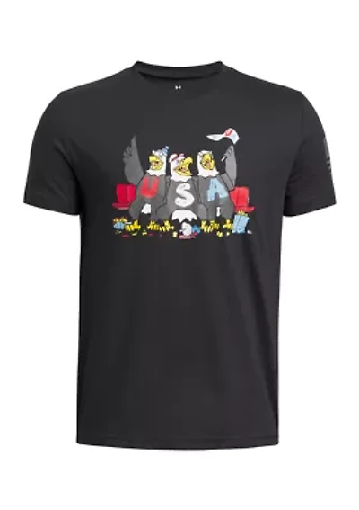 Boys 8-20 UA Freedom Fun Eagle Short Sleeve T-Shirt