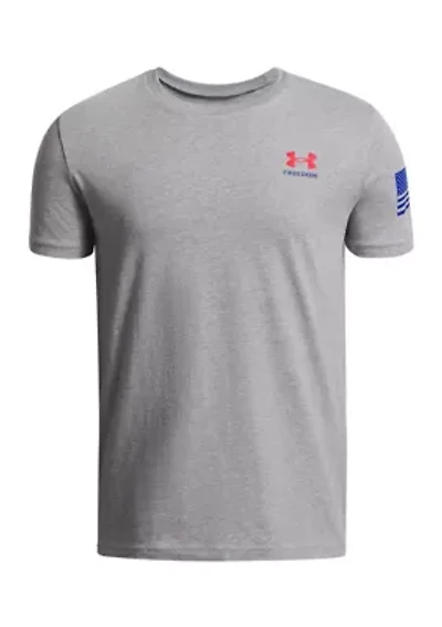 Boys 8-20 Freedom Flag Short Sleeve Graphic Shirt