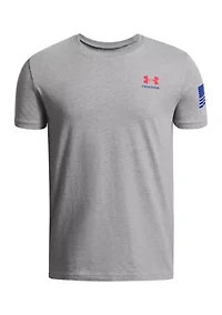 Boys 8-20 Freedom Flag Short Sleeve Graphic Shirt