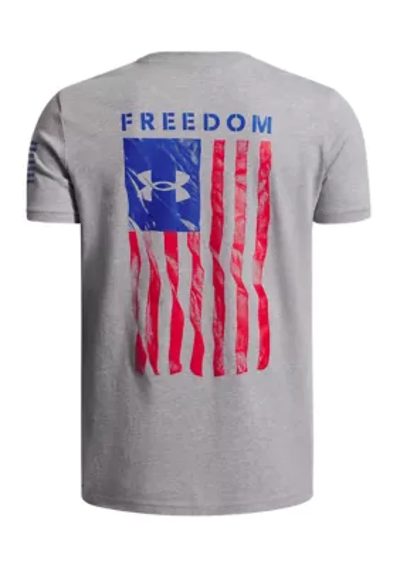 Boys 8-20 Freedom Flag Short Sleeve Graphic Shirt