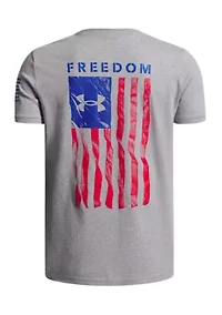 Boys 8-20 Freedom Flag Short Sleeve Graphic Shirt