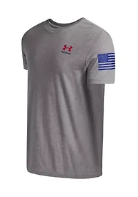 Boys 8-20 Freedom Flag Short Sleeve Graphic Shirt