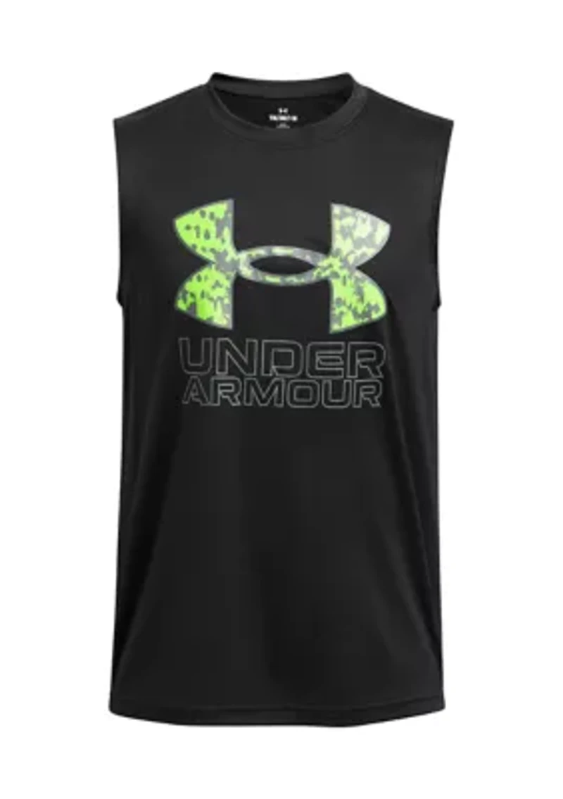 Boys 8-20 UA Tech™ Hybrid Print Tank Top