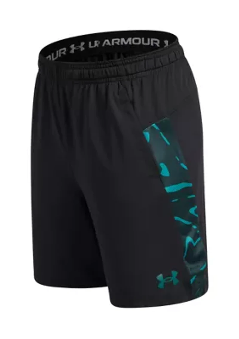 Boys 8-20 Tech™ Vent Print Blocked Shorts