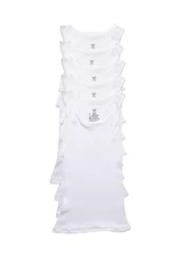 Boys Set of 5 Undershirts