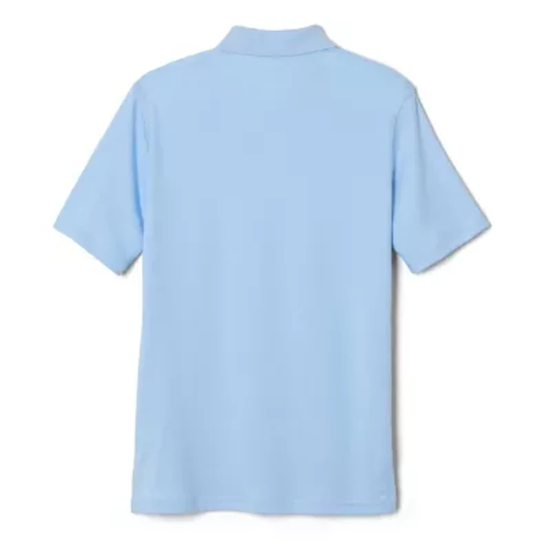 Boys XS-XXL Adaptive Short Sleeve Interlock Polo