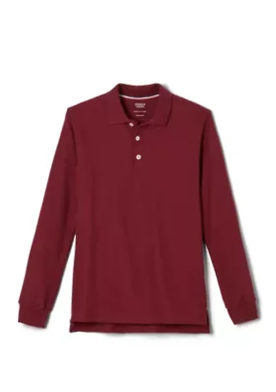 Boys Long Sleeve Piqué Polo Shirt