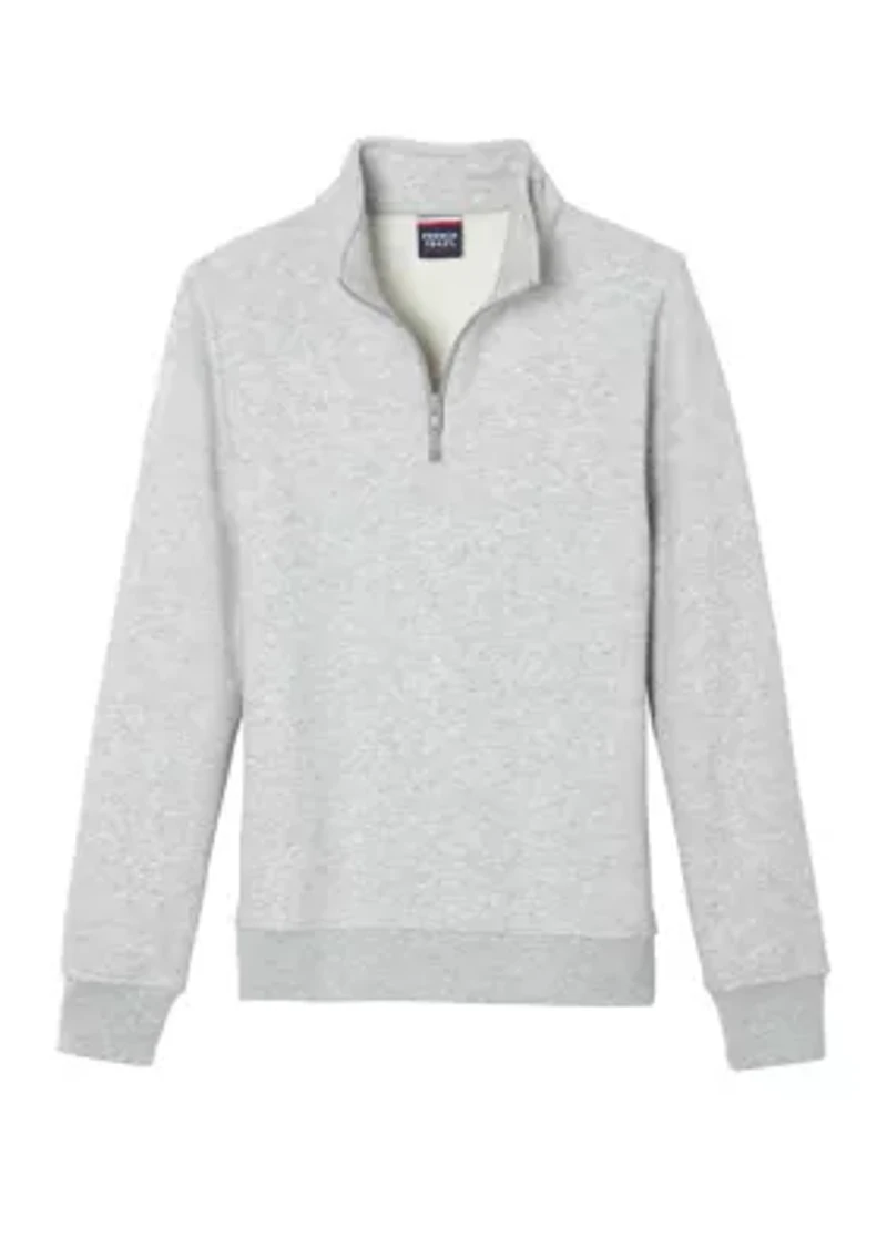 Boys 8-20 Quarter Zip Fleece Sweater